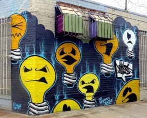 Un murale di Jonathan "Meres One" Cohen